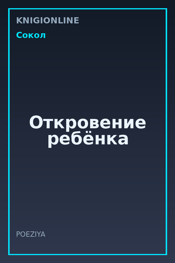 Обложка книги Откровение ребёнка