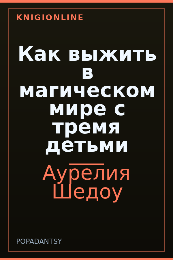 Обложка книги Как выжить в магическом мире с тремя детьми