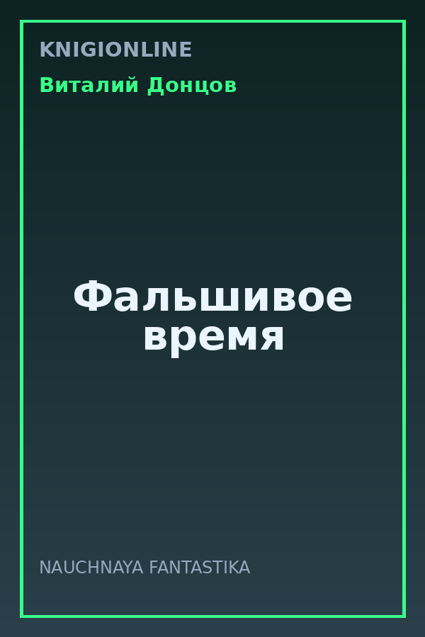 Обложка книги Фальшивое время