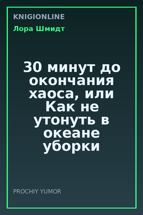 Обложка книги 30 минут до окончания хаоса, или Как не утонуть в океане уборки