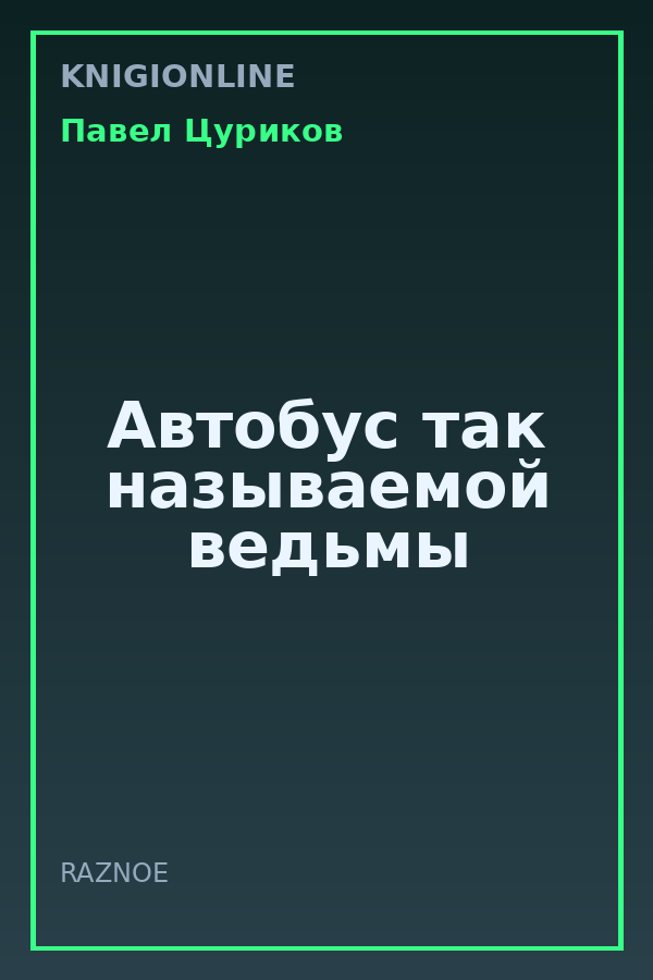 Обложка книги Автобус так называемой ведьмы