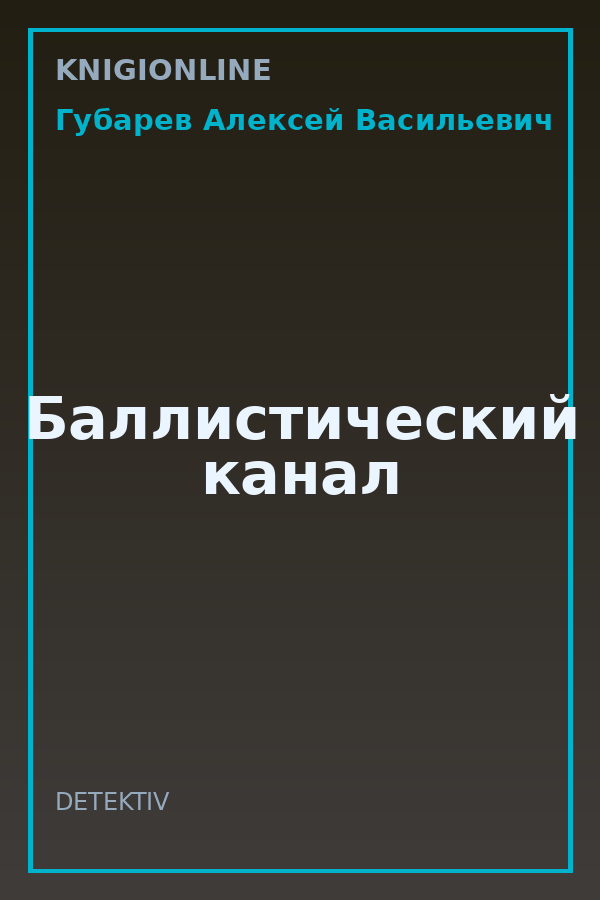 Обложка книги Баллистический канал