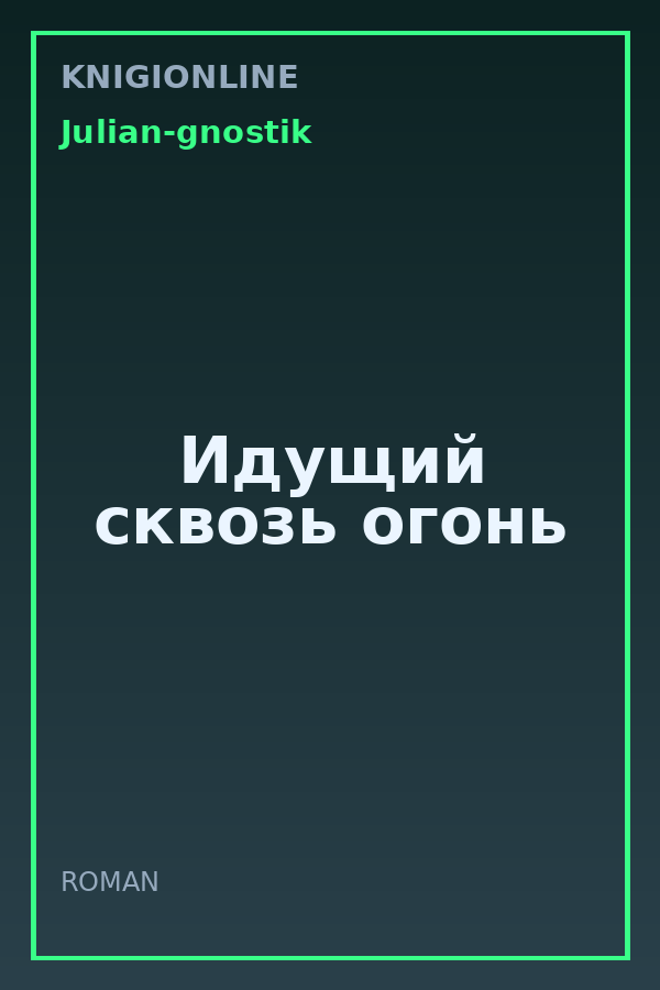 Обложка книги Идущий сквозь огонь