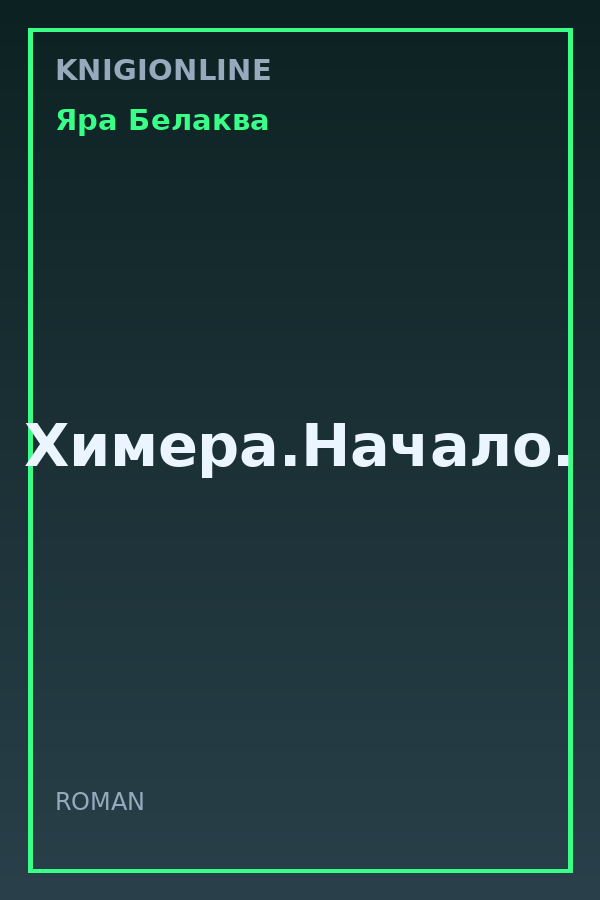 Обложка книги Химера.Начало.