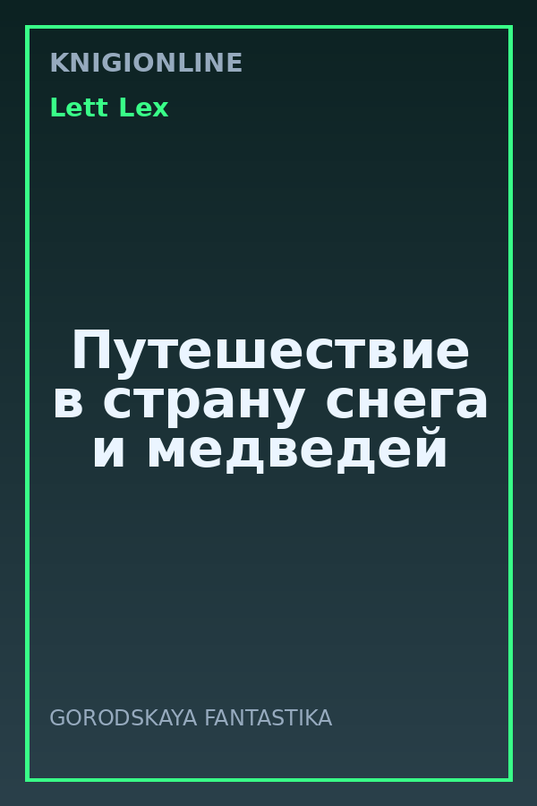 Обложка книги Путешествие в страну снега и медведей