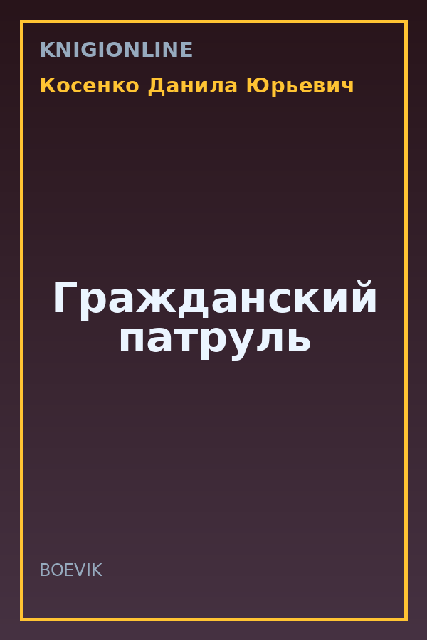 Обложка книги Гражданский патруль