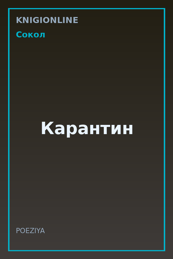 Обложка книги Карантин