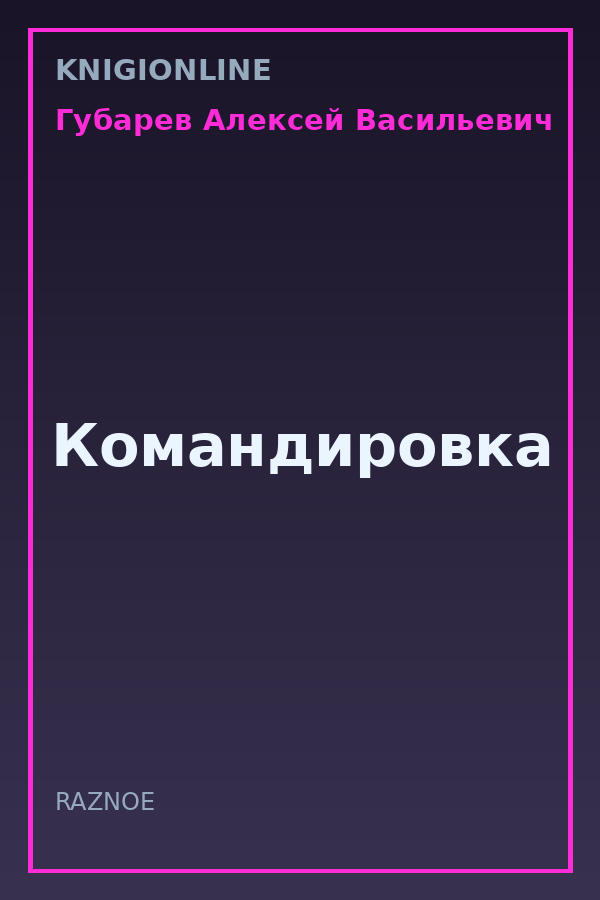 Обложка книги Командировка
