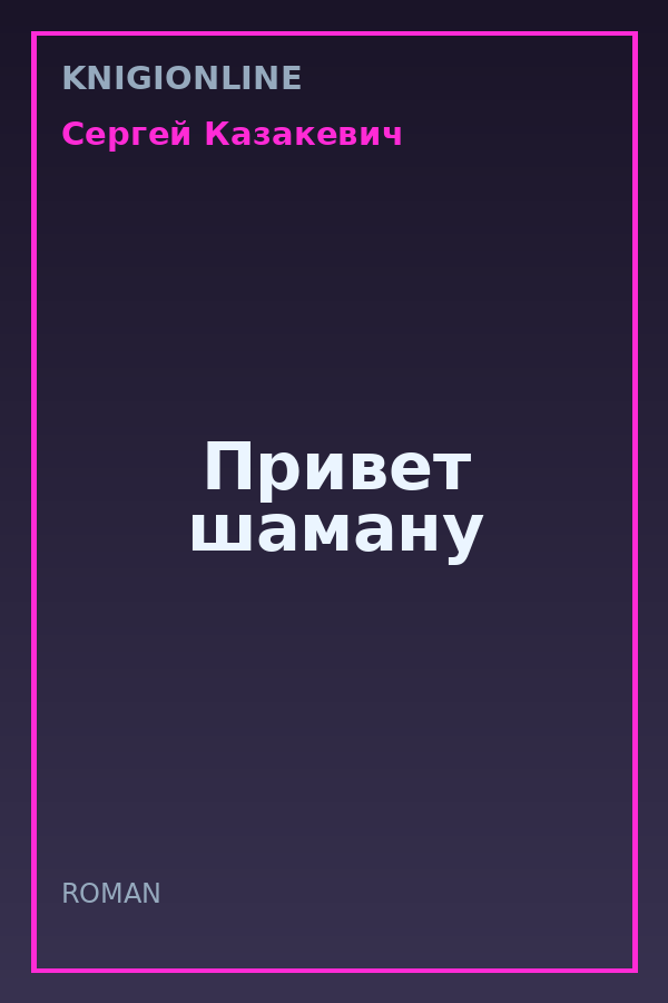 Обложка книги Привет шаману