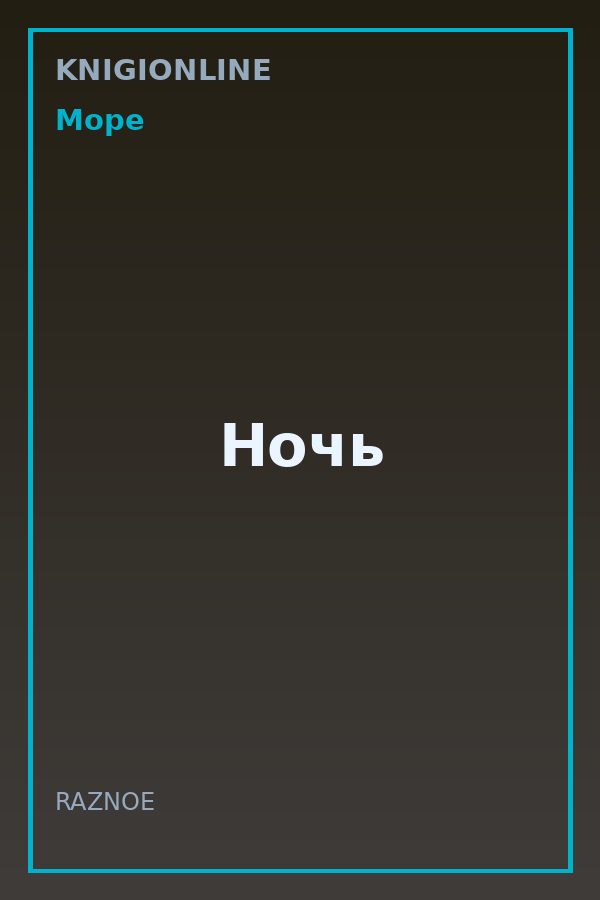 Обложка книги Ночь