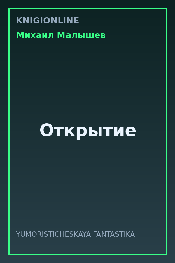 Обложка книги Открытие