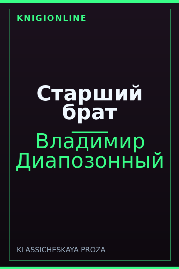 Обложка книги Старший брат