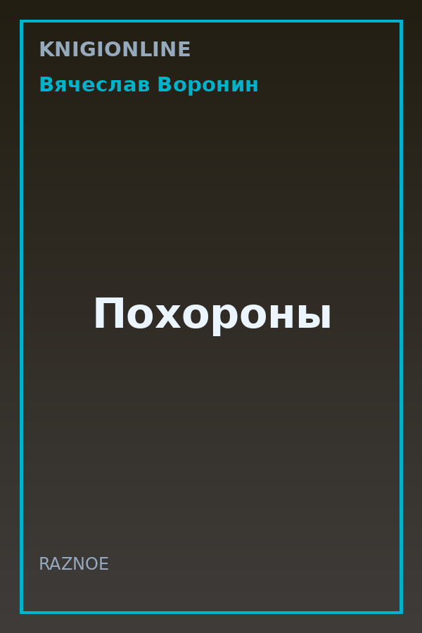Обложка книги Похороны