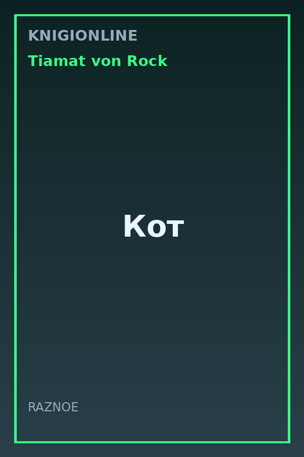 Обложка книги Кот