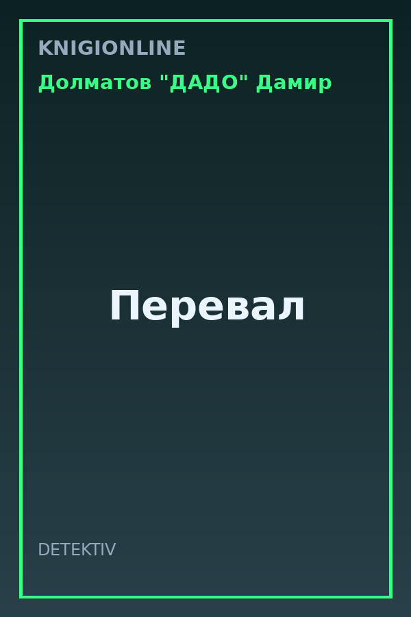 Обложка книги Перевал