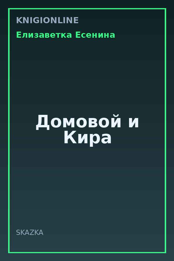 Обложка книги Домовой и Кира