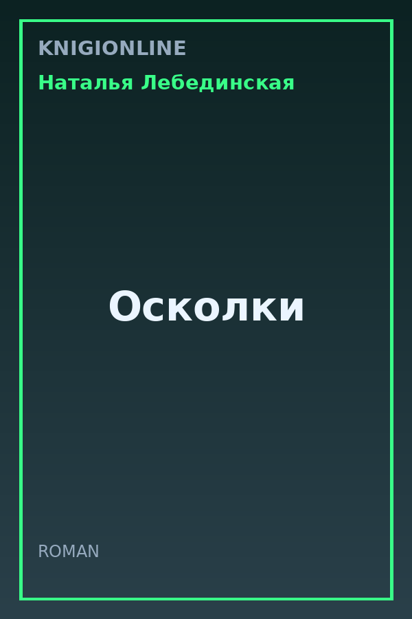 Обложка книги Осколки
