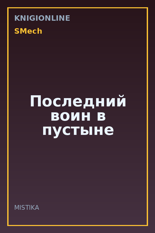 Обложка книги Последний воин в пустыне