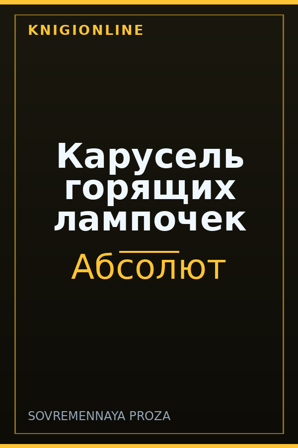 Обложка книги Карусель горящих лампочек
