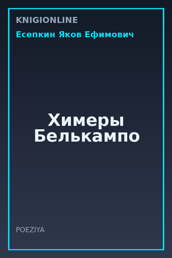 Обложка книги Химеры Белькампо