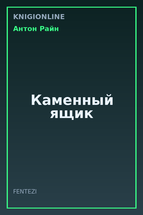 Обложка книги Каменный ящик