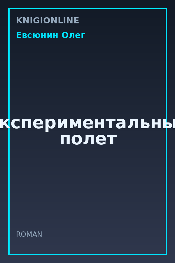 Обложка книги Экспериментальный полет