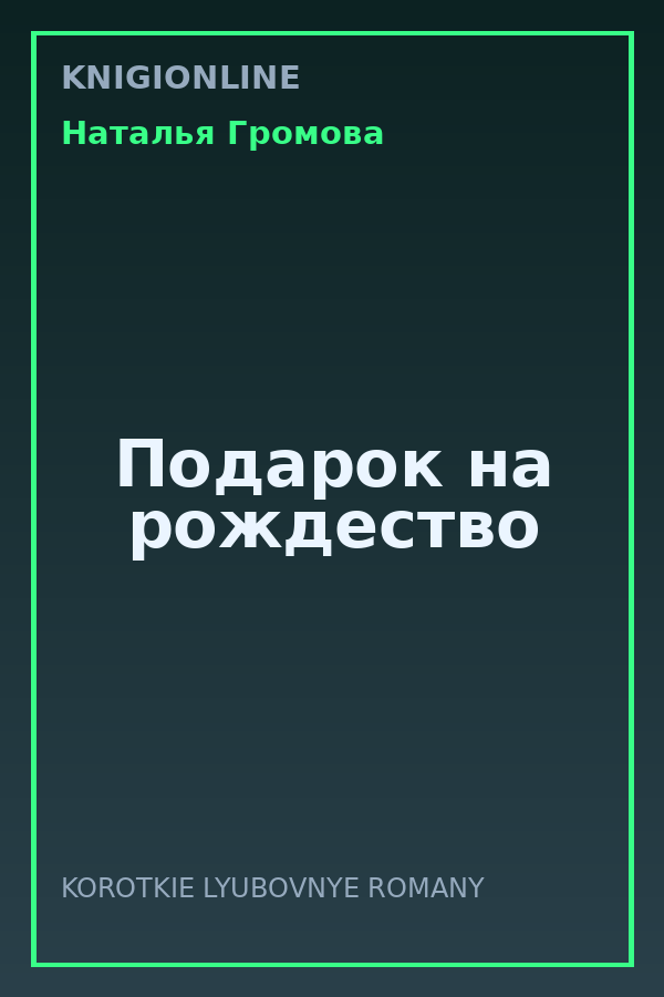 Обложка книги Подарок на рождество