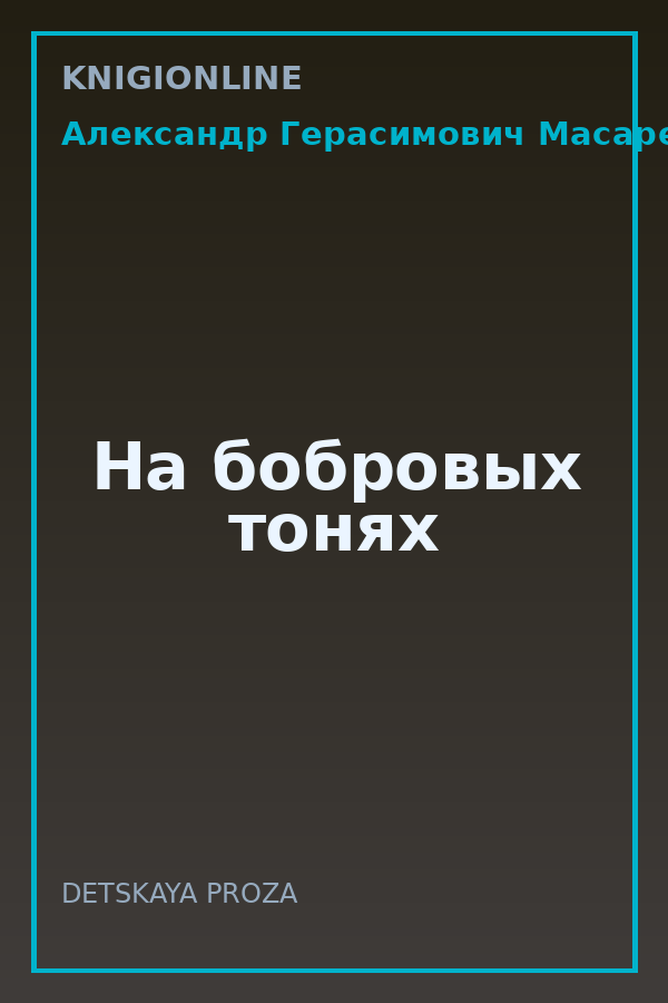 Обложка книги На бобровых тонях