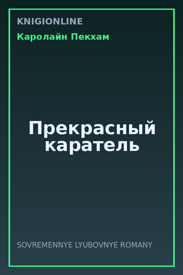 Обложка книги Прекрасный каратель