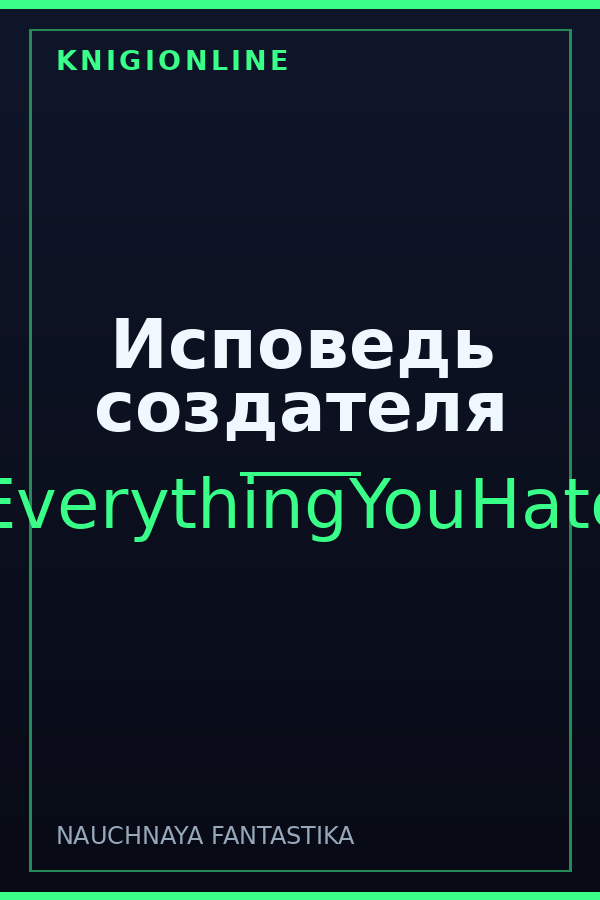 Обложка Исповедь создателя