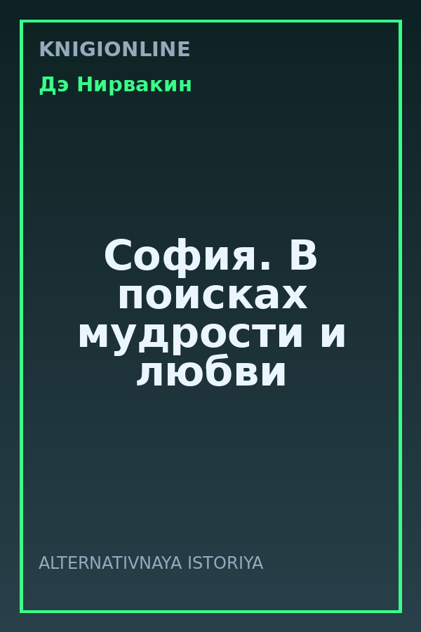 Обложка книги София. В поисках мудрости и любви