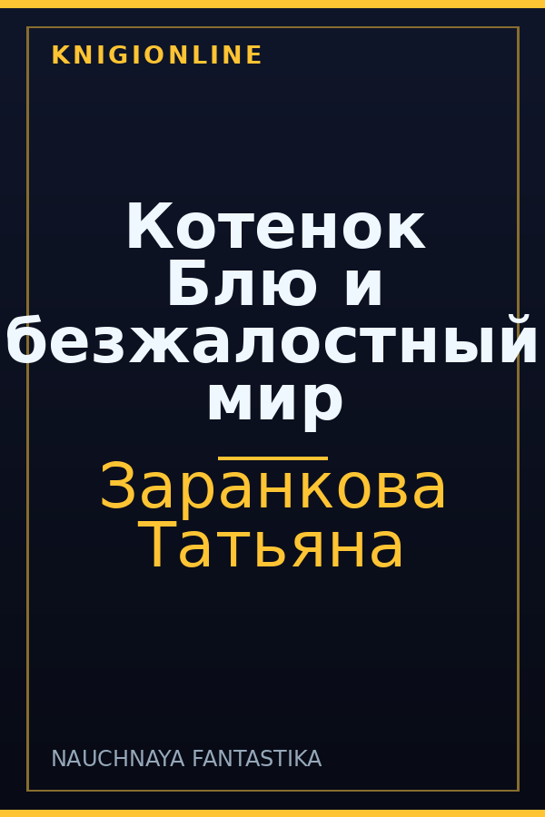 Обложка книги Котенок Блю и безжалостный мир