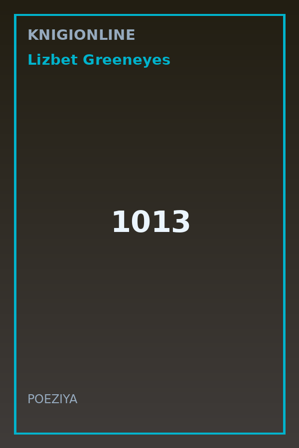Обложка книги 1013