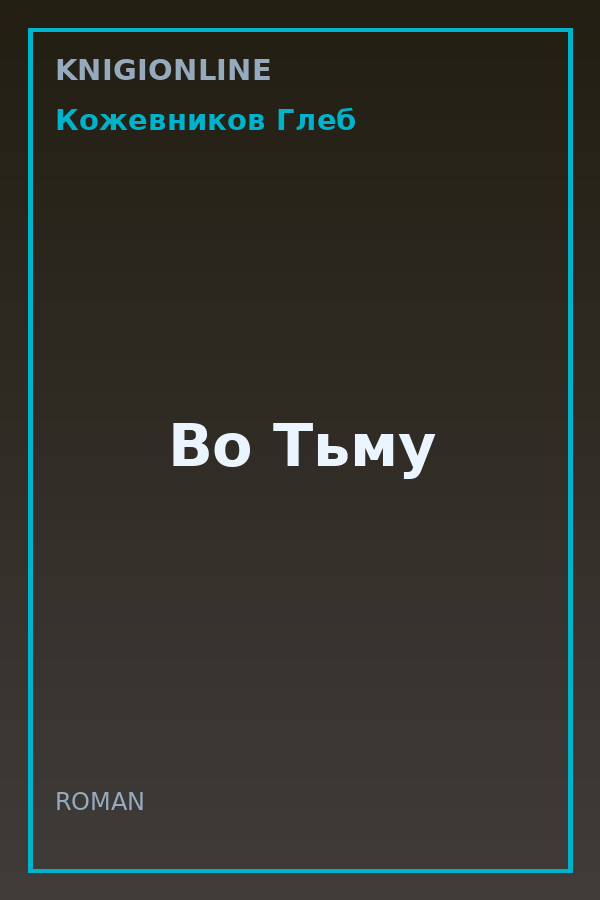Обложка книги Во Тьму