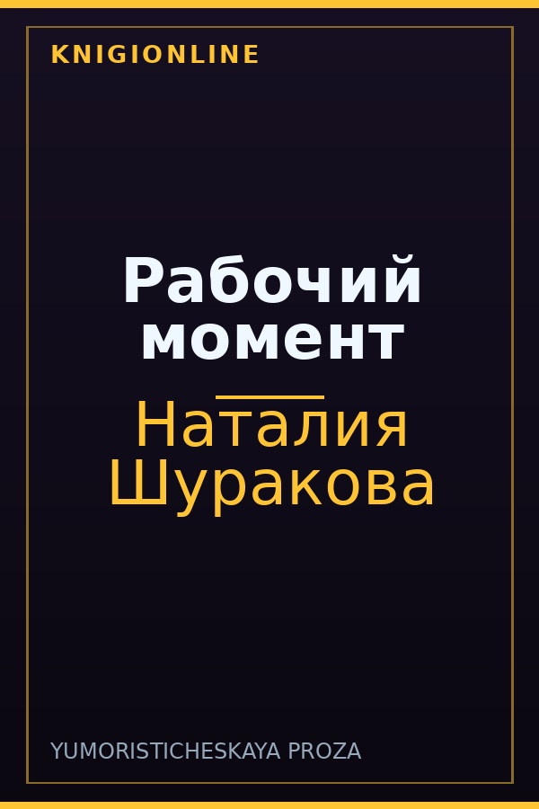 Обложка книги Рабочий момент