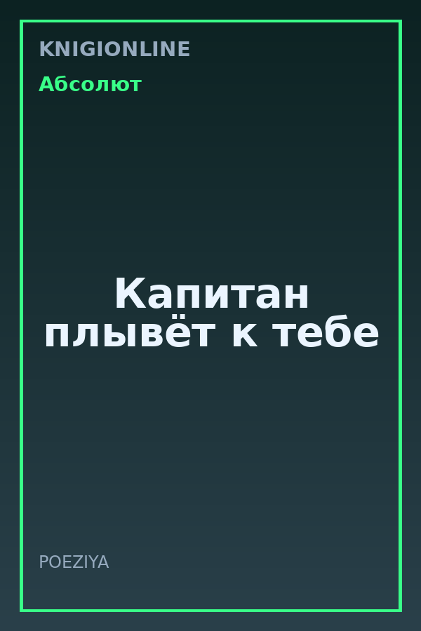 Обложка книги Капитан плывёт к тебе