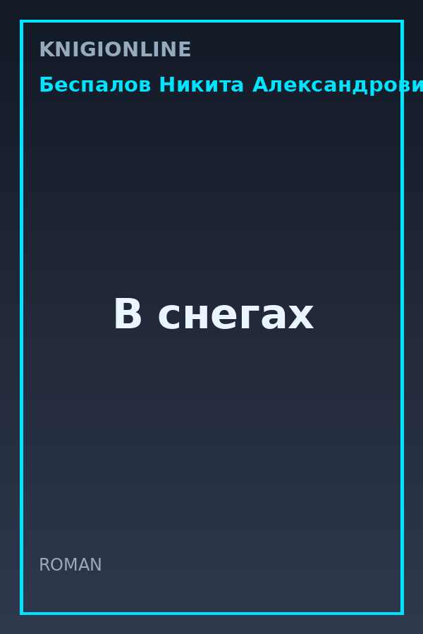 Обложка книги В снегах