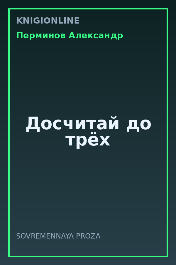 Обложка книги Досчитай до трёх