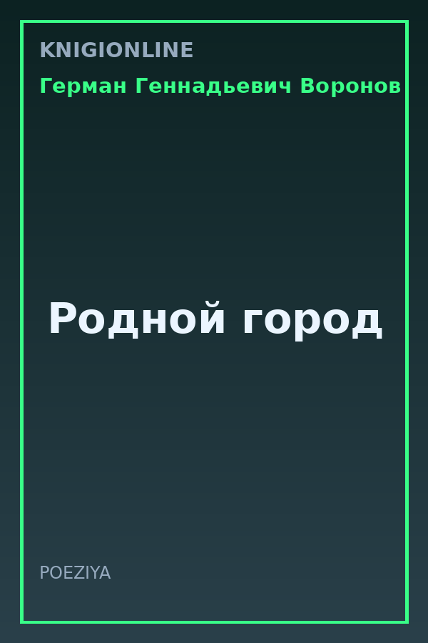 Обложка книги Родной город
