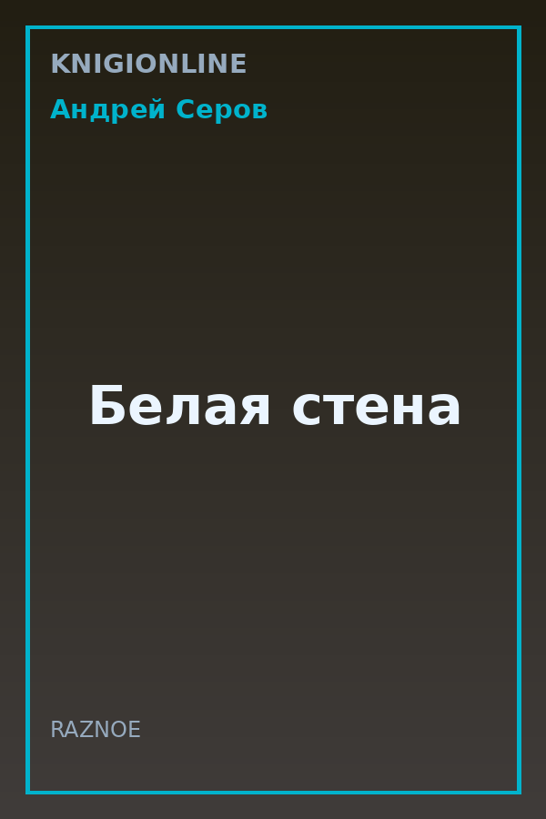 Обложка книги Белая стена
