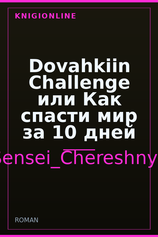 Обложка книги Dovahkiin Challenge или Как спасти мир за 10 дней