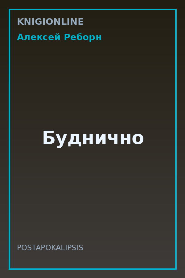 Обложка книги Буднично