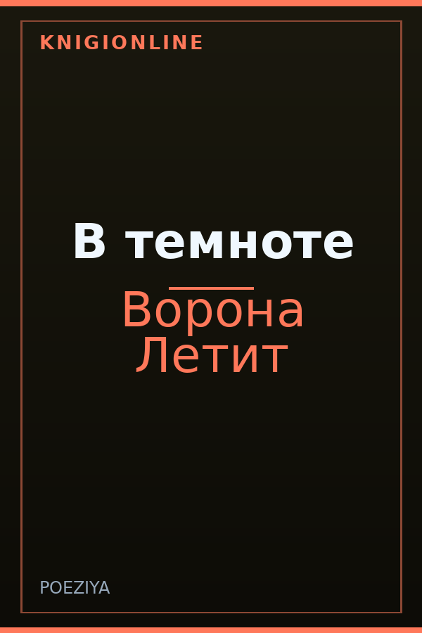 Обложка книги В темноте
