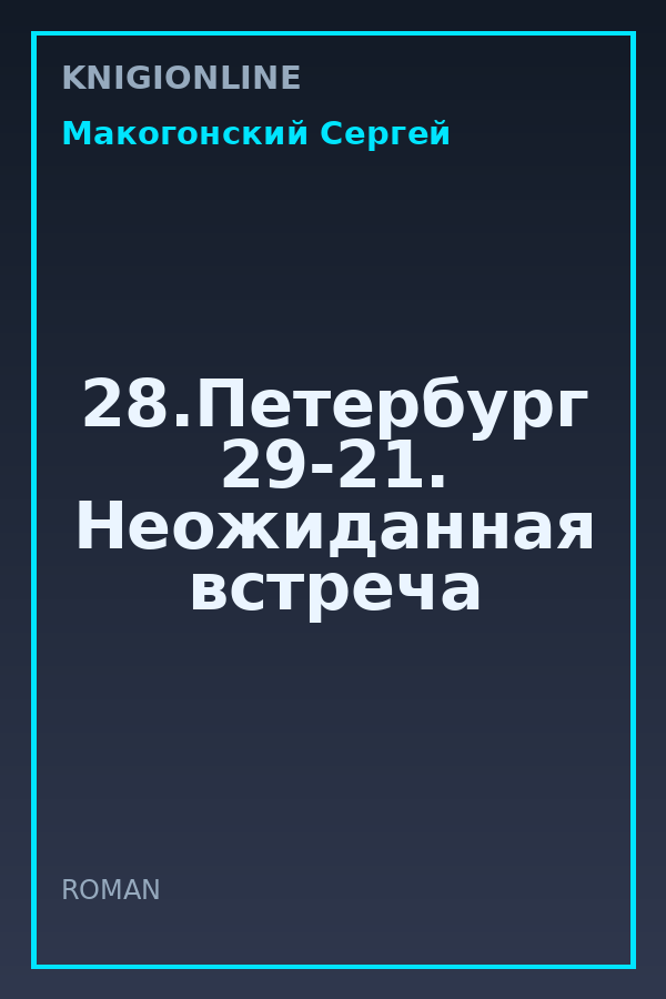 Обложка книги 28.Петербург 29-21. Неожиданная встреча