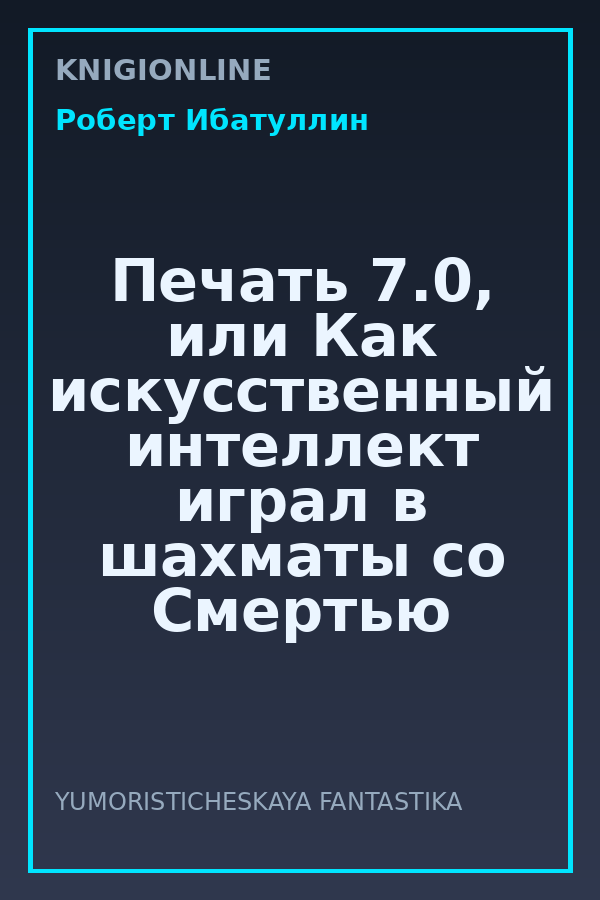 Обложка книги Печать 7.0, или Как искусственный интеллект играл в шахматы со Смертью