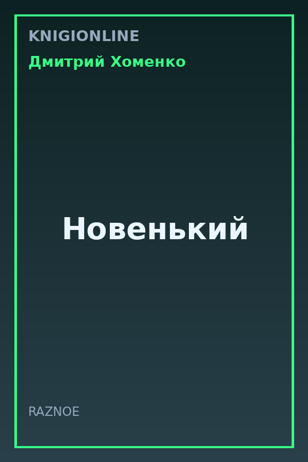 Обложка книги Новенький