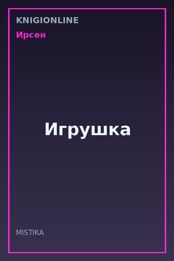 Обложка книги Игрушка