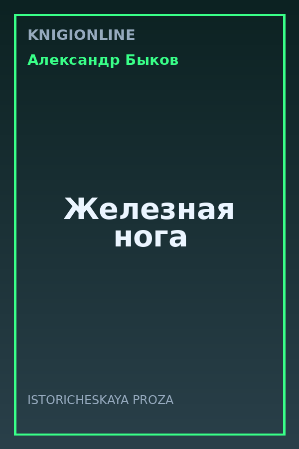 Обложка книги Железная нога