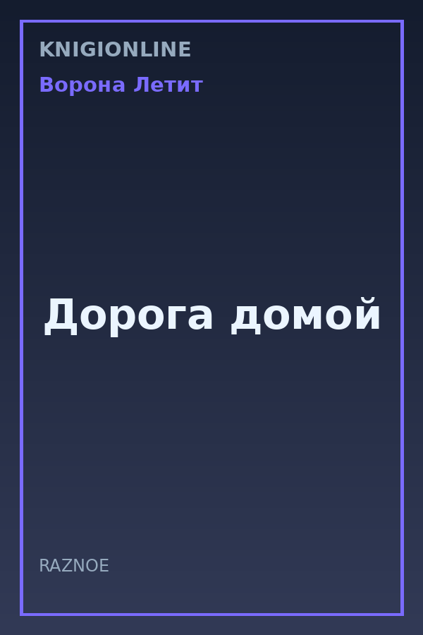 Обложка книги Дорога домой