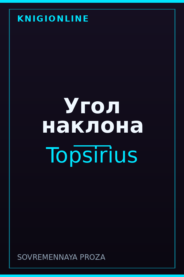 Обложка книги Угол наклона